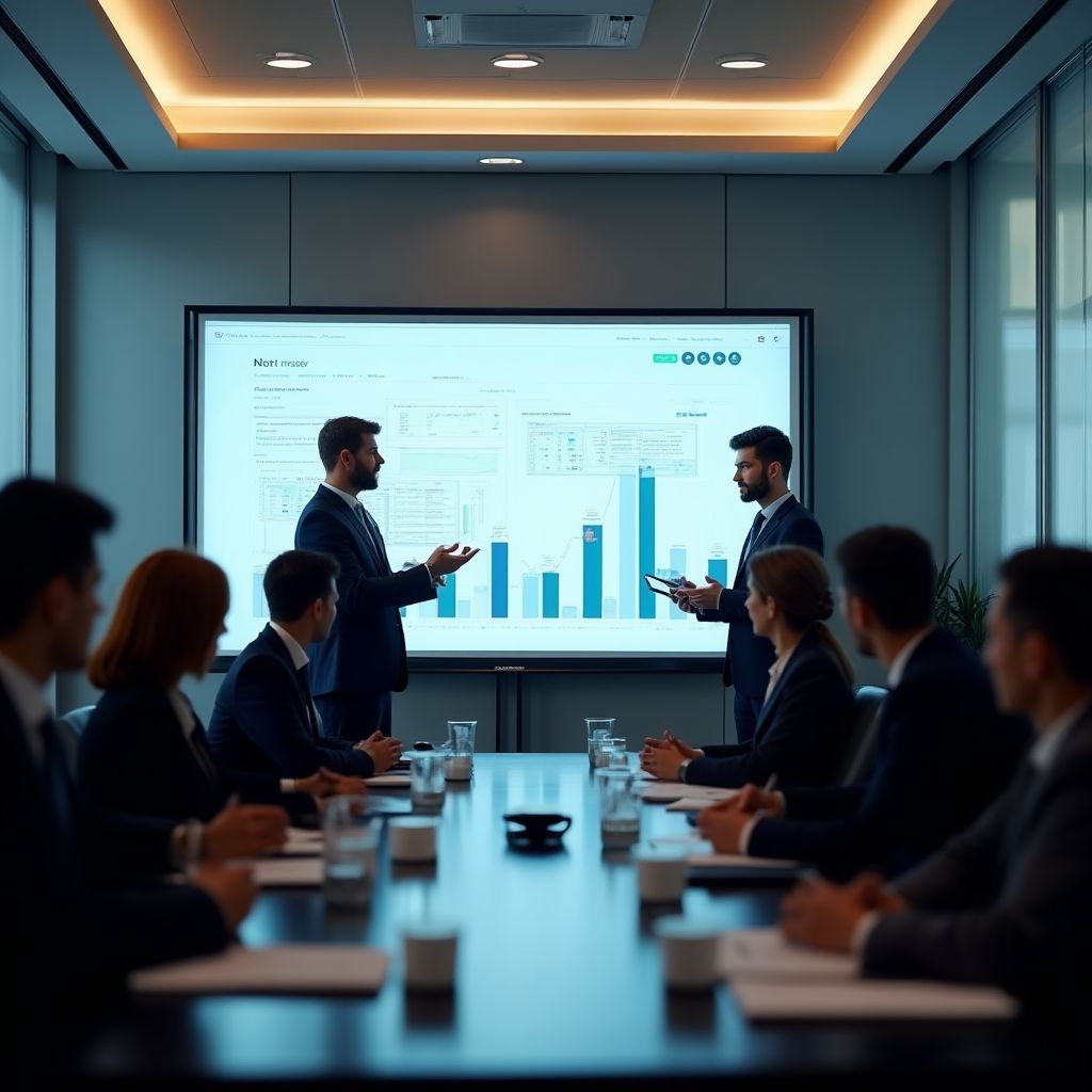 Reunión con cliente corporativo
