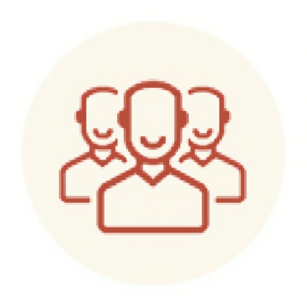 Icono de clientes satisfechos