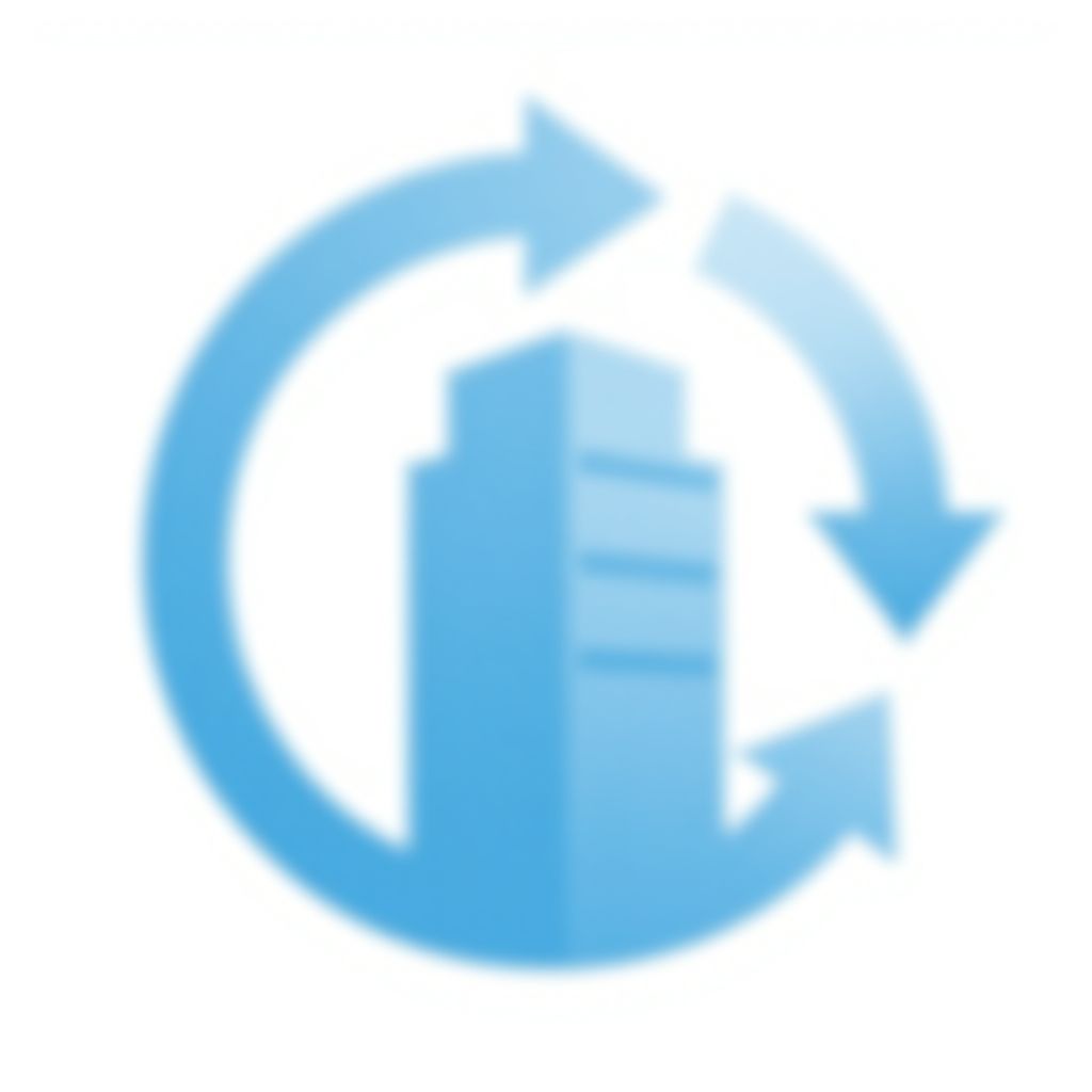 Icono de reestructuración exitosa